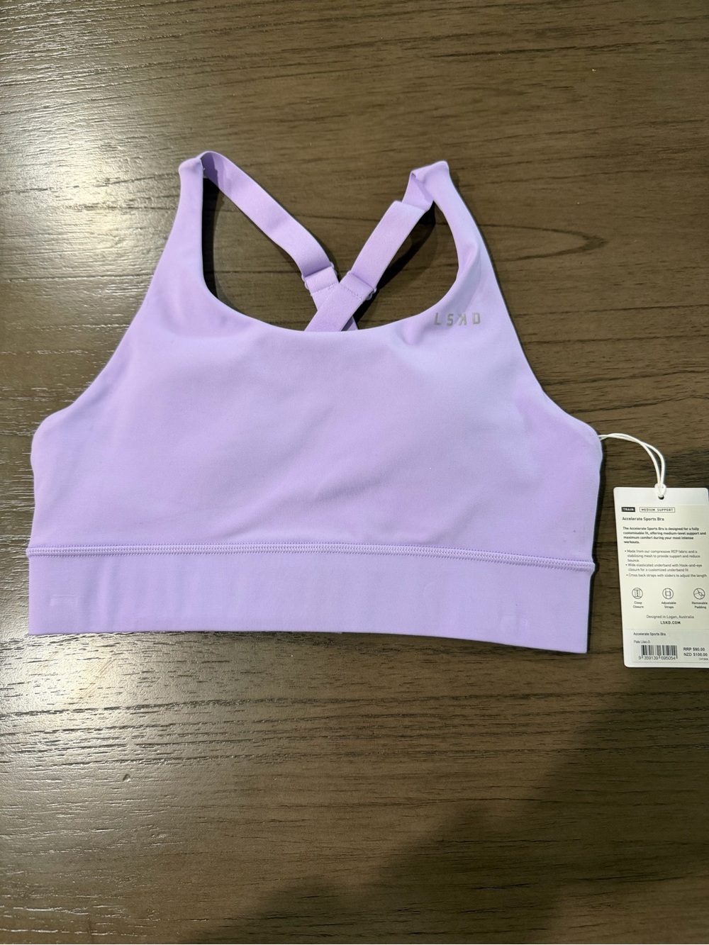 LSKD accelerate sports bra